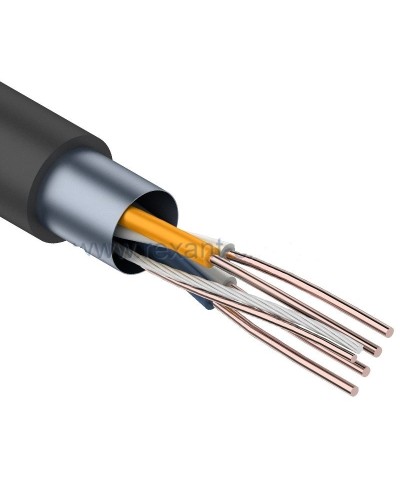 F/UTP, CAT 5e, PE, 2PR, 24AWG, OUTDOOR, SOLID, черный, 305м, REXANT (01-0124). Кабель «витая пара» (LAN) для структурированных систем связи. Rexant в Новошахтинске