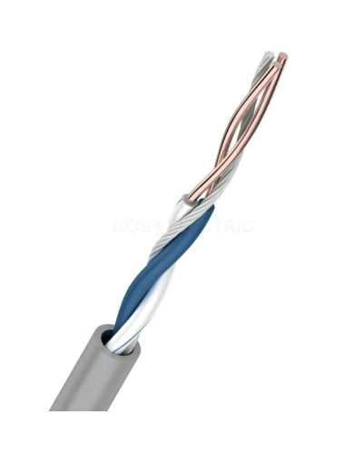 U/UTP, CAT 5e, PVC, 1PR, 24AWG, INDOOR, SOLID, серый, 305м REXANT (01-0002). Кабель «витая пара» (LAN) для структурированных систем связи. Rexant в Новошахтинске