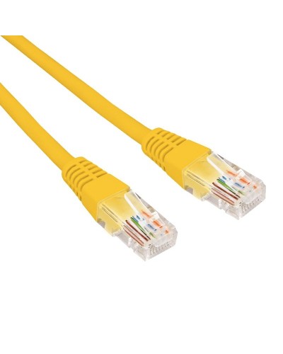 Патч-корд U/UTP CAT 6, RJ45-RJ45, 26AWG, LSZH, желтый, 5м REXANT (02-0295-5). Патч-корд UTP. Rexant в Новошахтинске