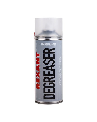 Очиститель обезжириватель DEGREASER, REXANT, 400 мл, аэрозоль (85-0006): Баллон с очистителем в Новошахтинске