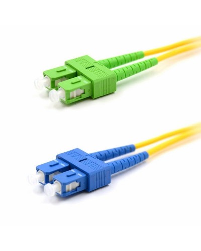 Патч-корд оптический переходной (SM), 9/125 (OS2), SC/APC-SC/UPC, (Duplex), PVC, 2м REXANT (50-2059): Патч-корд оптический в Новошахтинске
