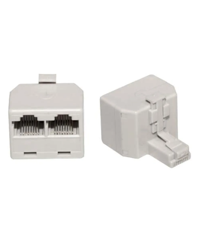 Двойник компьютерный UTP RJ-45(8P8C) (штекер - 2 гнезда) REXANT (03-0102): Кабельный соединитель в Новошахтинске