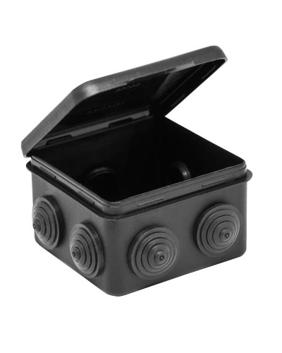 Коробка TYCO ОП 80х80х50мм откидная крышка УХЛ1 IP54 черный (67040МЧ). Коробка распределительная. RuVinil в Новошахтинске