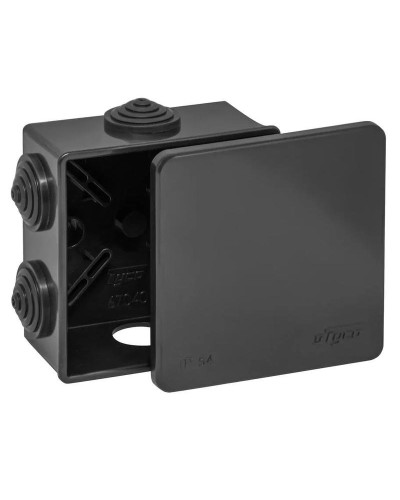 Коробка TYCO ОП 85х85х40мм УХЛ1 IP54 черный (67040Ч). Коробка распределительная. RuVinil в Новошахтинске