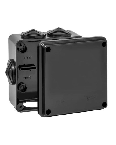 Коробка TYCO ОП 100х100х50мм УХЛ1 IP54 черный (67050Ч). Коробка распределительная. RuVinil в Новошахтинске