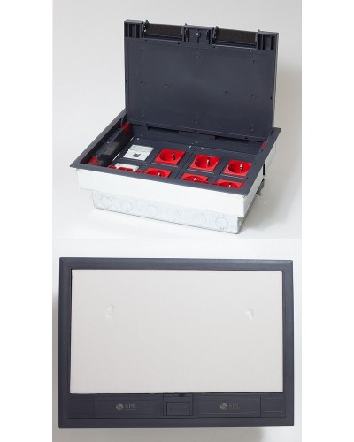 Люк на 8 постов (45х45), металл/пластик, с металлической коробкой, IP40 (300009). Люк. SPL в Новошахтинске