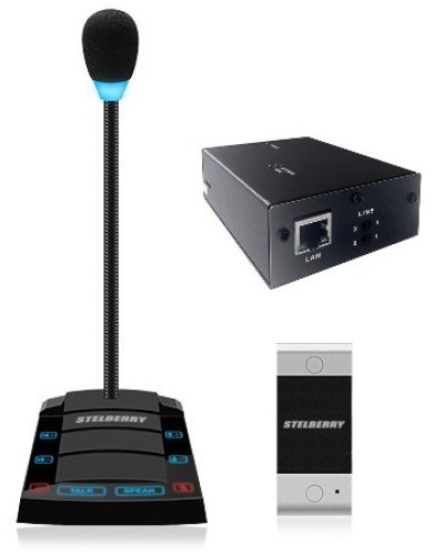 SX-510/1. Устройство переговорное клиент-кассир, дуплексное, с записью переговоров. STELBERRY в Новошахтинске