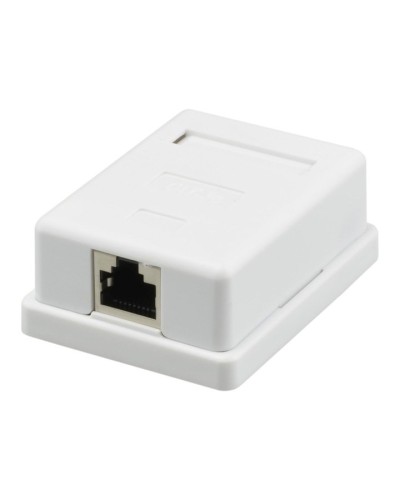 Розетка настенная RJ-45, 8P8C, Cat.5e, 1 порт FTP (10-0354). Компьютерная розетка. SUPRLAN в Новошахтинске