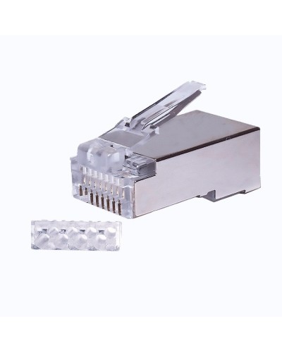 Коннекторы 8P8C FTP Cat.6 3U (RJ-45) (100шт) (10-0202). Разъем RJ-45. SUPRLAN в Новошахтинске