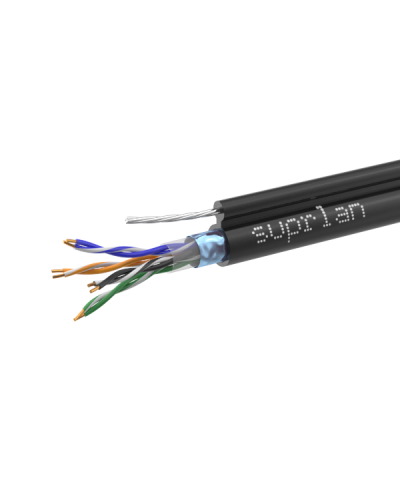 FTP Cat.5e 4x2xAWG24 Cu PE Outdoor T-FG8 (трос) Median (01-1035-1). Кабель «витая пара» (LAN) для структурированных систем связи. SUPRLAN в Новошахтинске