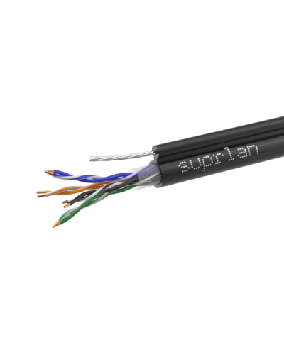 UTP Cat.5e 4x2xAWG24 Cu PE Outdoor T-FG8 (трос) Standard (01-0322-1). Кабель «витая пара» (LAN) для структурированных систем связи. SUPRLAN в Новошахтинске