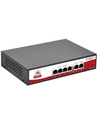 SR-PS0420FBL. Коммутатор с питанием по PoE. SarmatT в Новошахтинске