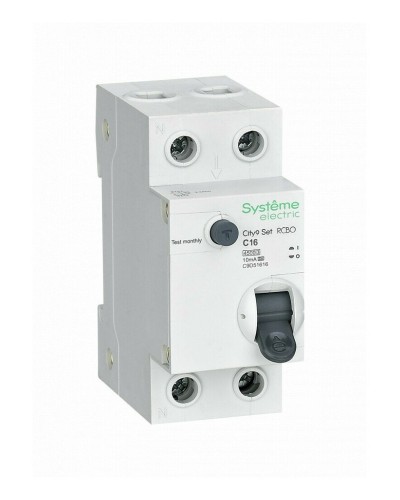 City9 Set 1P+N С 16А 4.5kA 10мА A 230В (C9D51616). Автоматический выключатель дифференциального тока. Systeme Electric в Новошахтинске