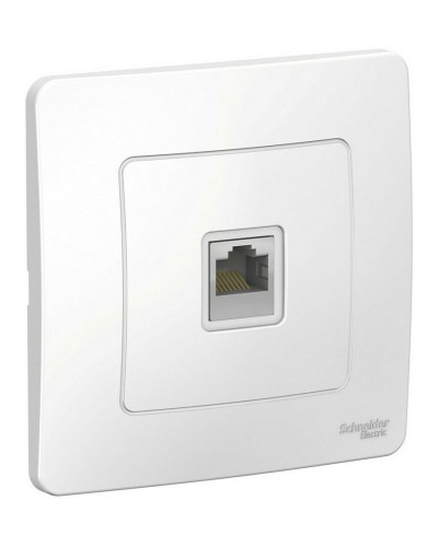 BLANCA розетка RJ45 1-местная, кат. 5Е, скрытой установки, белый (BLNIS045001). Розетка компьютерная. Systeme Electric в Новошахтинске