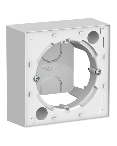 AtlasDesign коробка для наружного монтажа, белая (ATN000100). Коробка для наружного монтажа. Systeme Electric в Новошахтинске