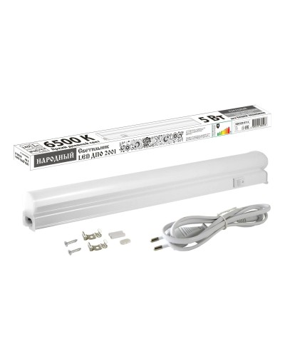 ДПО 2001 5 Вт, 6500К, IP40 (SQ0329-0112). Светильник LED. TDM ЕLECTRIC в Новошахтинске