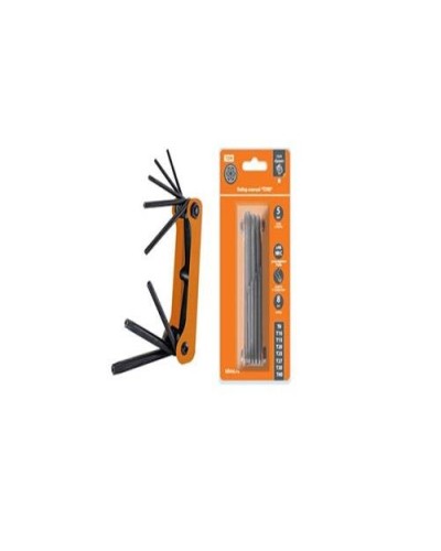 Набор ключей TORX раскладной 8шт.: T9-T40, углеродистая сталь Гранит TDM (SQ1020-0211). Набор ключей. TDM ЕLECTRIC в Новошахтинске