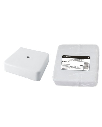 Коробка КР 75х75х20 ОП белая, IP40 (SQ1401-0903). Распаячная коробка. TDM ЕLECTRIC в Новошахтинске