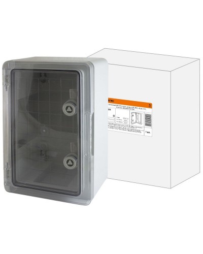 ЩМП-0-4, прозрачная крышка ABS, IP65, 400x300x220. Бокс пластиковый антивандальный. TDM ЕLECTRIC в Новошахтинске