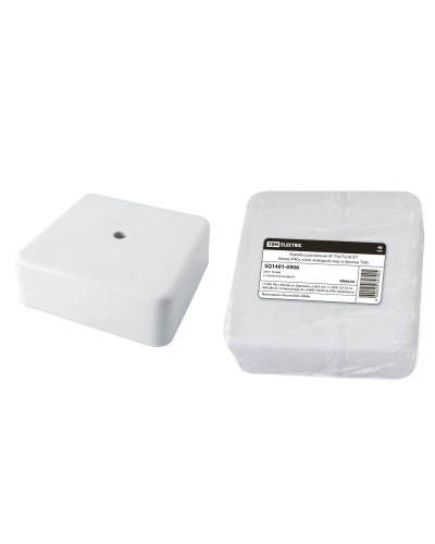 Коробка КР 75х75х28 ОП белая, IP40, с клеммной колодкой (SQ1401-0906). Распаячная коробка. TDM ЕLECTRIC в Новошахтинске