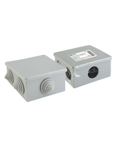 Распаячная коробка ОП 80х80х40мм, крышка, IP44, 6 вх. TDM (SQ1401-1235). Распаячная коробка ОП. TDM ЕLECTRIC в Новошахтинске