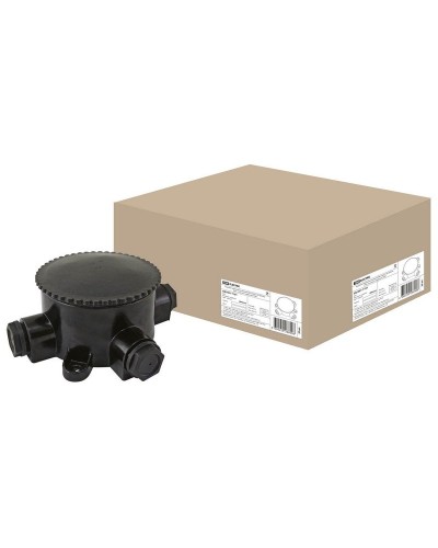КЭМ 2-660-3 ОП D95мм IP65, 3-х рожковая (карболит) TDM (SQ1401-1101). Коробка электромонтажная. TDM ЕLECTRIC в Новошахтинске