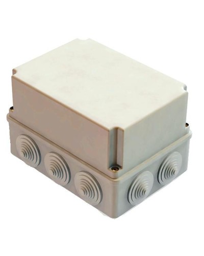 Коробка ОП 190х140х120мм, крышка, IP55, 10 гермовводов (SQ1401-1246). Распаячная коробка. TDM ЕLECTRIC в Новошахтинске