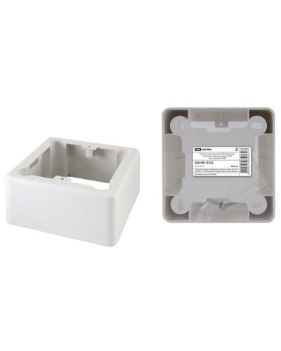 Коробка установочная ОП 85х85х42мм, 1-местная, подъемная, белая, IP20 TDM (SQ1401-0232). Коробка установочная ОП. TDM ЕLECTRIC в Новошахтинске