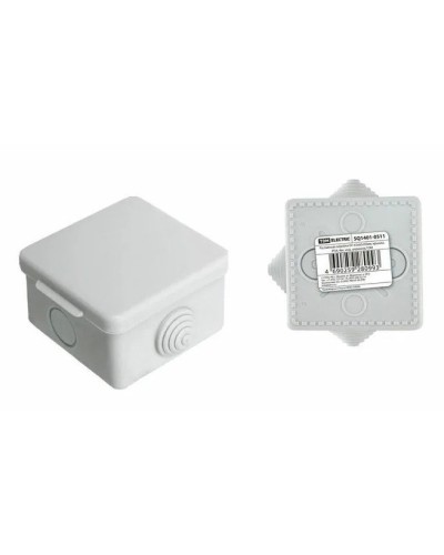 Коробка ОП 65х65х50мм, крышка,  IP54, 4вх. (SQ1401-0111). Распаячная коробка. TDM ЕLECTRIC в Новошахтинске