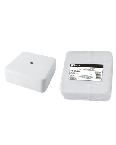 Коробка КР 75х75х28 ОП белая, IP40 (SQ1401-0905). Распаячная коробка. TDM ЕLECTRIC в Новошахтинске
