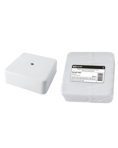 Коробка КР 50х50х20 ОП белая, IP40 (SQ1401-0901). Распаячная коробка. TDM ЕLECTRIC в Новошахтинске