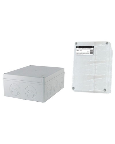Коробка ОП 240х195х90мм, крышка, IP55, кабельные вводы d28-3шт, d37-2шт (SQ1401-1272). Распаячная коробка. TDM ЕLECTRIC в Новошахтинске