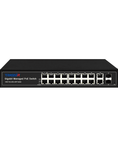 TR-NS24202S-300-16PoE. Коммутатор с PoE. Trassir в Новошахтинске