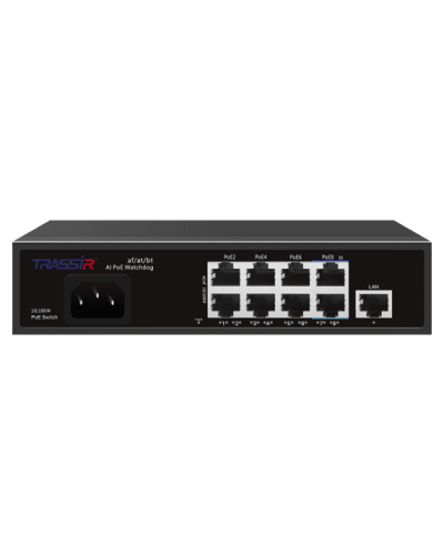 TR-NS1109-120-8PoE. Коммутатор с PoE. Trassir в Новошахтинске