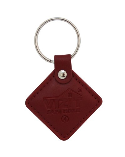 VIZIT-RF2.2 (Red). Брелок proximity кожаный. VIZIT в Новошахтинске