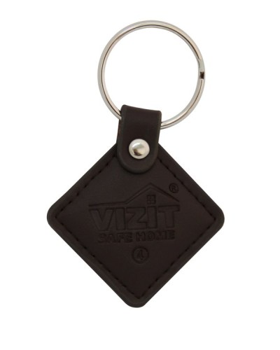 VIZIT-RF2.2 (Brown). Брелок proximity кожаный. VIZIT в Новошахтинске