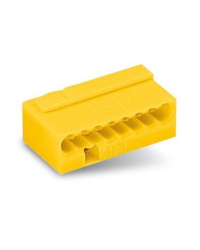 WAGO 243-508 Клемма MICRO 8-проводная желтая. Клемма для распределительных коробок. WAGO в Новошахтинске