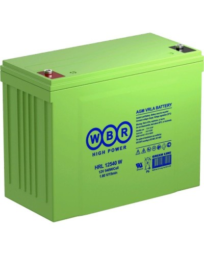 WBR HRL12540W. Аккумулятор герметичный свинцово-кислотный. WBR в Новошахтинске