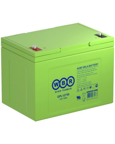 WBR GPL12750. Аккумулятор герметичный свинцово-кислотный. WBR в Новошахтинске