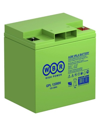 WBR GPL12280H. Аккумулятор герметичный свинцово-кислотный. WBR в Новошахтинске