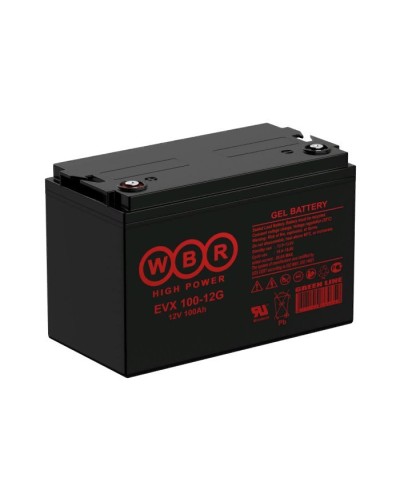 WBR EVX100-12G. Аккумулятор герметичный свинцово-кислотный. WBR в Новошахтинске