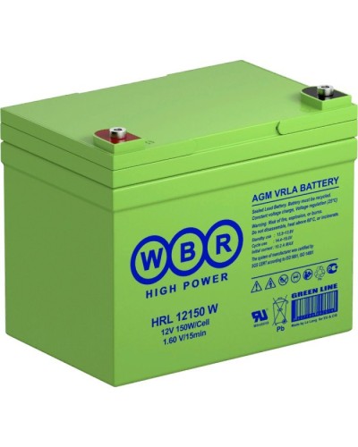 WBR HRL12150W. Аккумулятор герметичный свинцово-кислотный. WBR в Новошахтинске