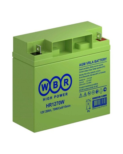 WBR HR1270W. Аккумулятор герметичный свинцово-кислотный. WBR в Новошахтинске