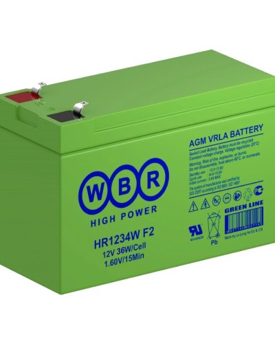 WBR HR1234W F2. Аккумулятор герметичный свинцово-кислотный. WBR в Новошахтинске