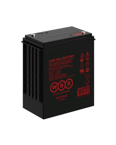 WBR EVX330-6G. Аккумулятор герметичный свинцово-кислотный. WBR в Новошахтинске