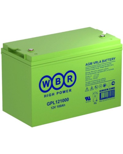 WBR GPL121000. Аккумулятор герметичный свинцово-кислотный. WBR в Новошахтинске