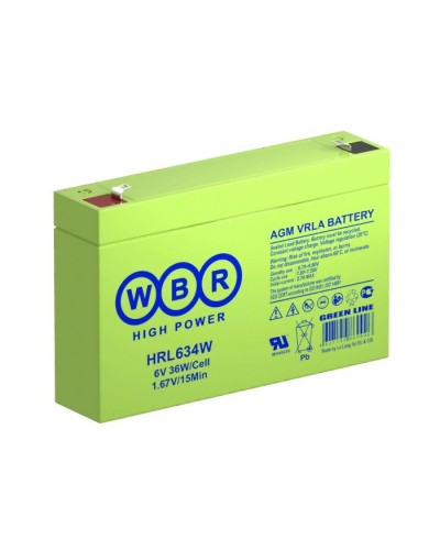 WBR HRL634W. Аккумулятор герметичный свинцово-кислотный. WBR в Новошахтинске