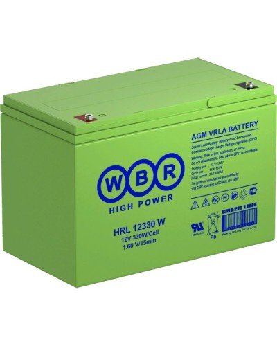 WBR HRL12330W. Аккумулятор герметичный свинцово-кислотный. WBR в Новошахтинске