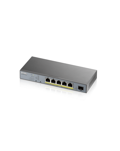 GS1350-6HP-EU0101F. L2 коммутатор PoE+ для IP-видеокамер. ZYXEL в Новошахтинске