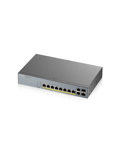 GS1350-12HP-EU0101F. Коммутатор сетевой PoE управляемый L2. ZYXEL в Новошахтинске
